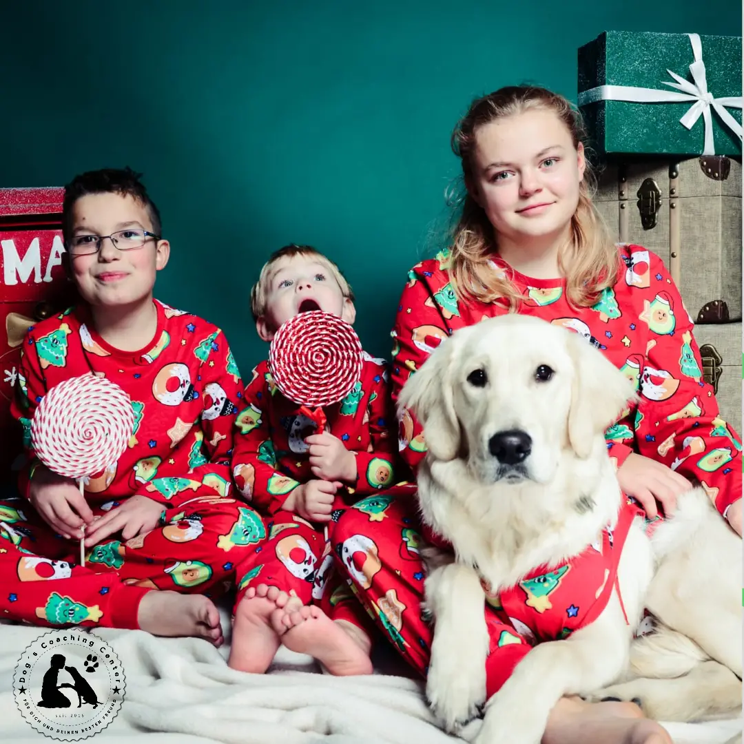 18.01.2024: Newsbeitrag - Sat1 TV Dreh Ein Bild der Familie mit ihrem jungen Hund